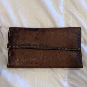 Brand New Textured Brown Wallet